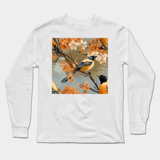 North American Birds - Oriole Long Sleeve T-Shirt